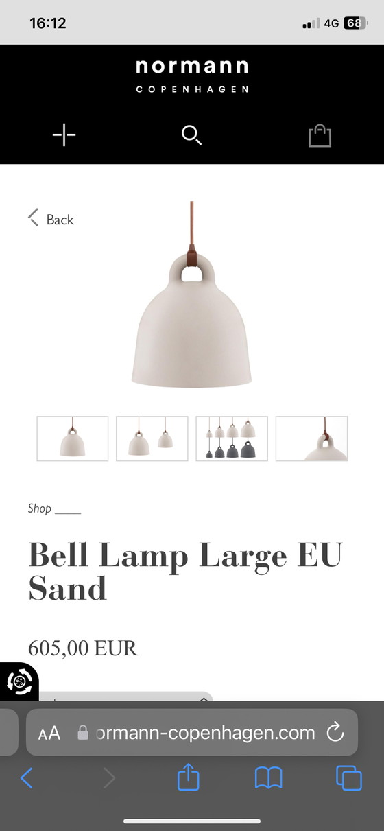 Image 1 of Normann Copenhagen Bell pendant lamp