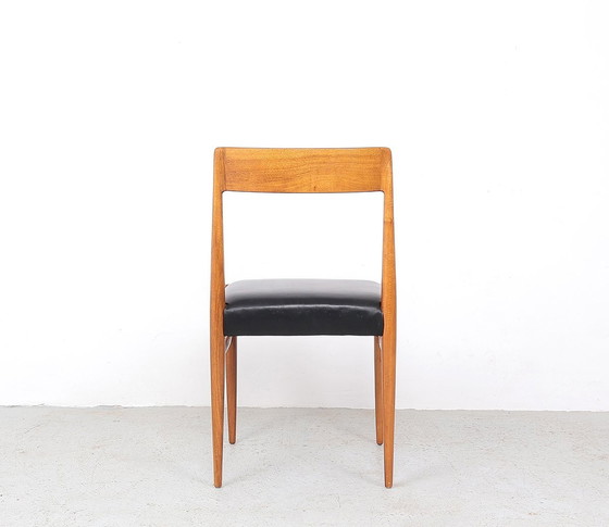 Image 1 of Sillas de comedor de madera Lübke, década de 1960