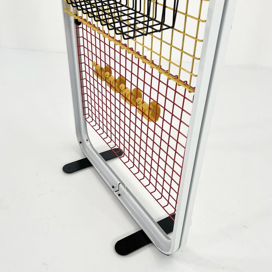 Image 1 of White Binetta Standing Organiser By Boccato, Gigante & Zambusi For Seccose, 1980