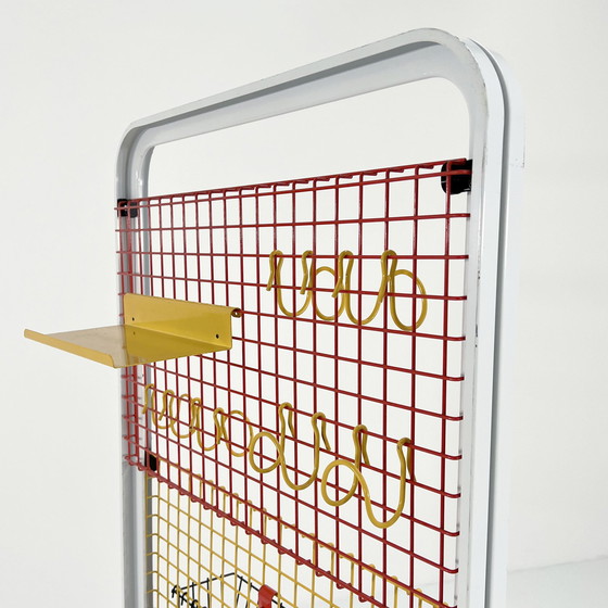 Image 1 of White Binetta Standing Organiser By Boccato, Gigante & Zambusi For Seccose, 1980