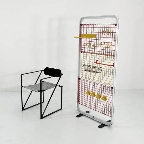 Image 1 of White Binetta Standing Organiser By Boccato, Gigante & Zambusi For Seccose, 1980