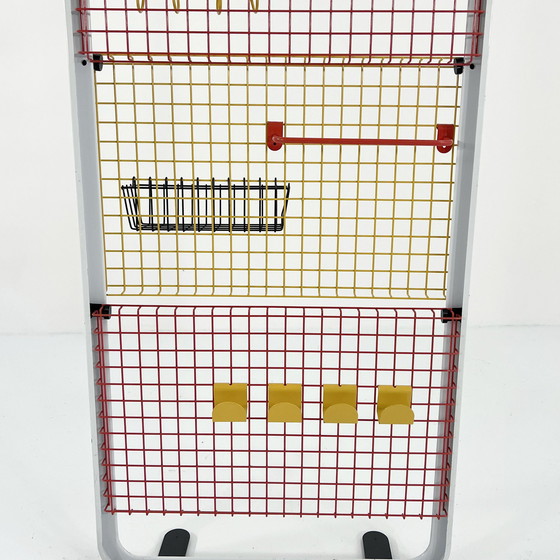 Image 1 of White Binetta Standing Organiser By Boccato, Gigante & Zambusi For Seccose, 1980