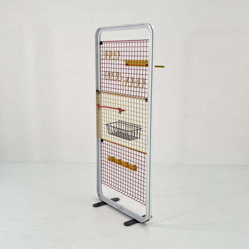 White Binetta Standing Organiser By Boccato, Gigante & Zambusi For Seccose, 1980