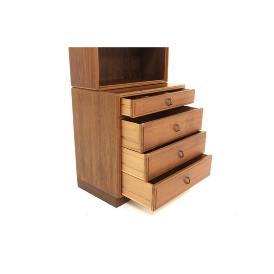Image 1 of Vintage walnut bookcase by Bertil Fridhagen for Bodafors, Sweden 1960
