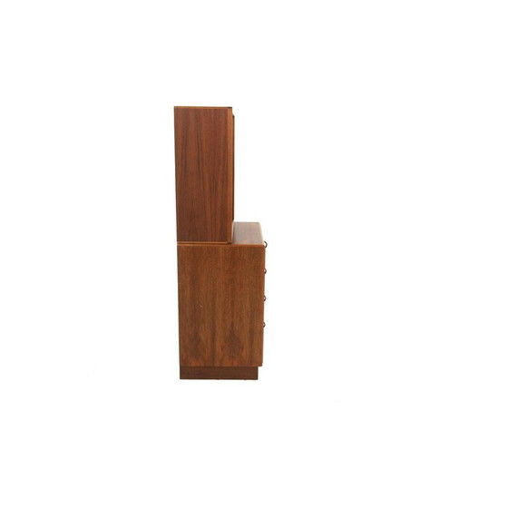 Image 1 of Vintage walnut bookcase by Bertil Fridhagen for Bodafors, Sweden 1960