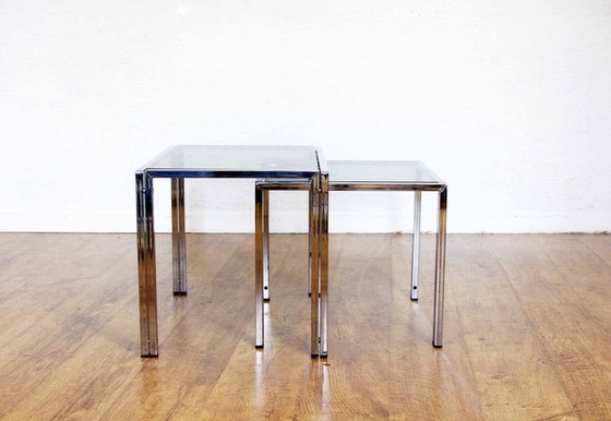 Image 1 of 2x nesting tables from the 70s/80s