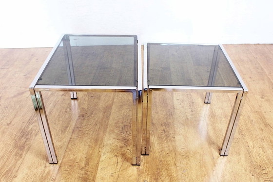 Image 1 of 2x nesting tables from the 70s/80s