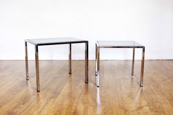 Image 1 of 2x nesting tables from the 70s/80s