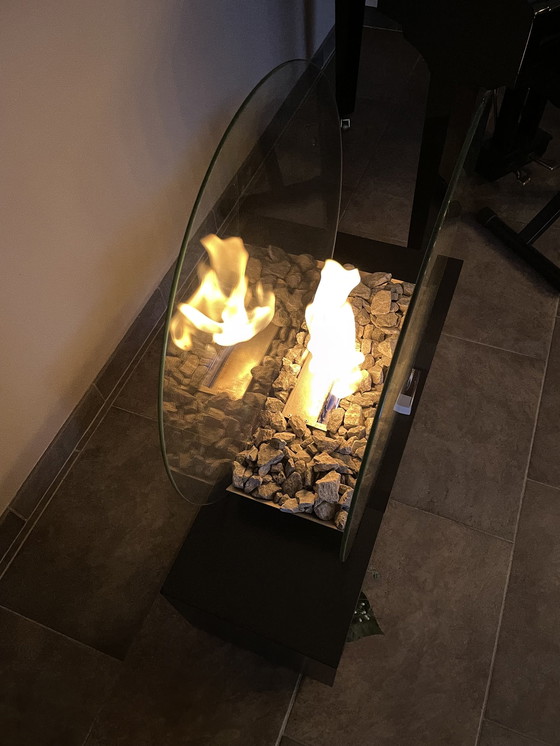 Image 1 of Mobile Functional Decorative Atmosphere Fireplace