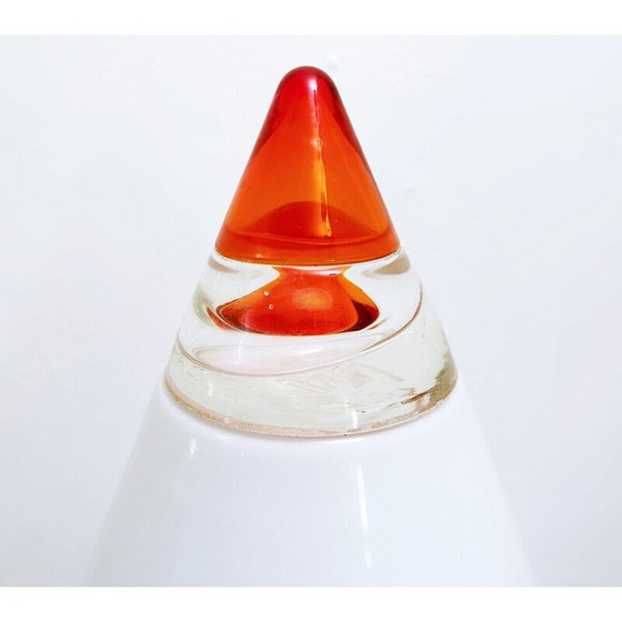Image 1 of Vintage "Rio" glass table lamp by Giusto Toso for Leucos, Italy 1970