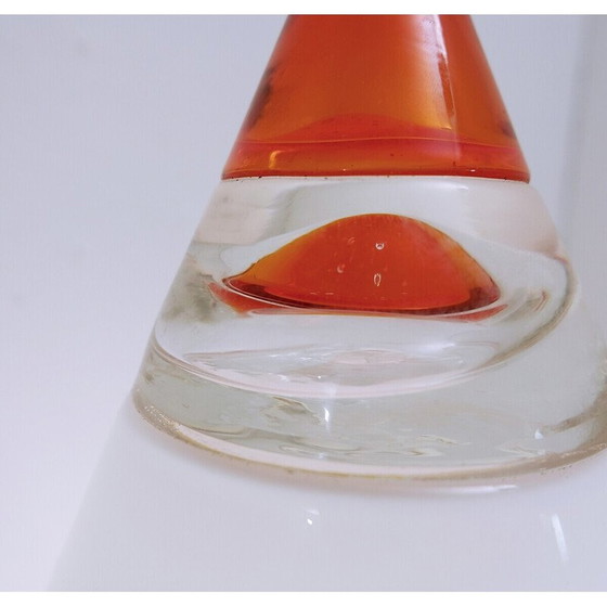 Image 1 of Vintage "Rio" glass table lamp by Giusto Toso for Leucos, Italy 1970