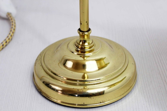 Image 1 of Brass Swan Neck Desk Lamp