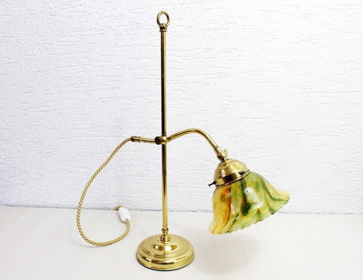 Brass Swan Neck Desk Lamp