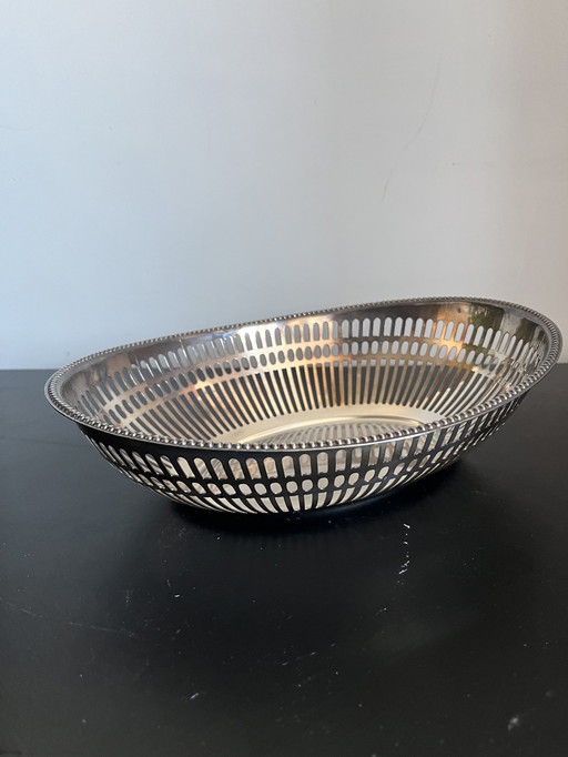 Art Deco Silver-plated Antique Basket