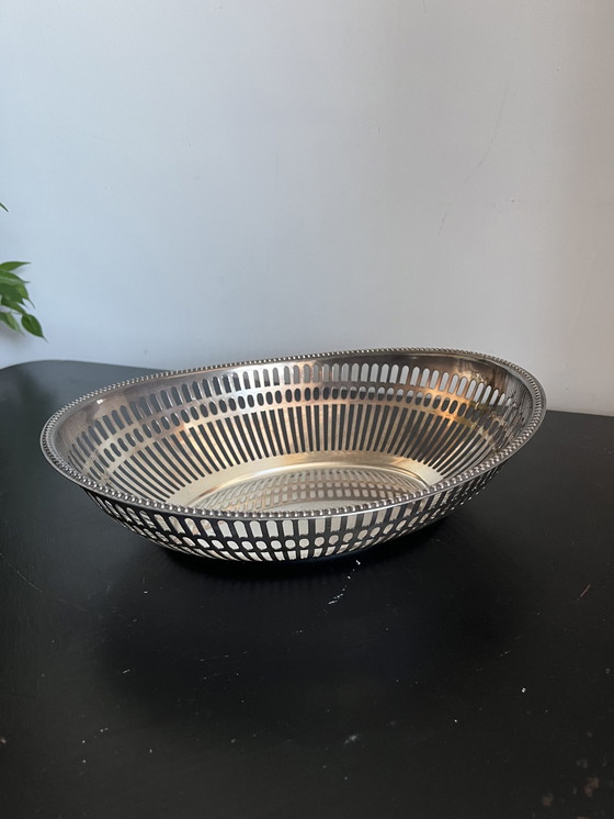 Image 1 of Art Deco Silver-plated Antique Basket