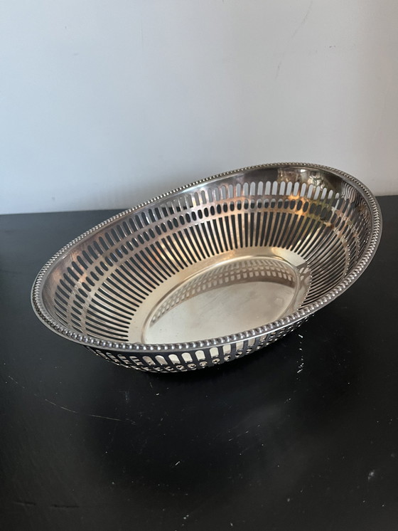 Image 1 of Art Deco Silver-plated Antique Basket