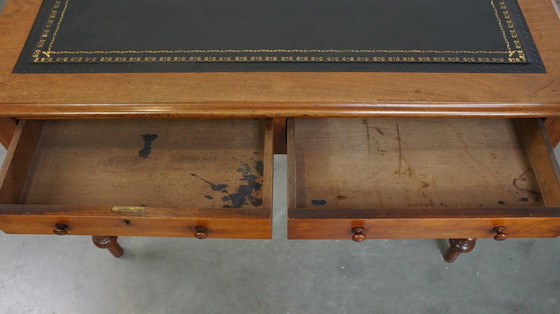 Image 1 of Writing Table / Hall Table With Leather Top