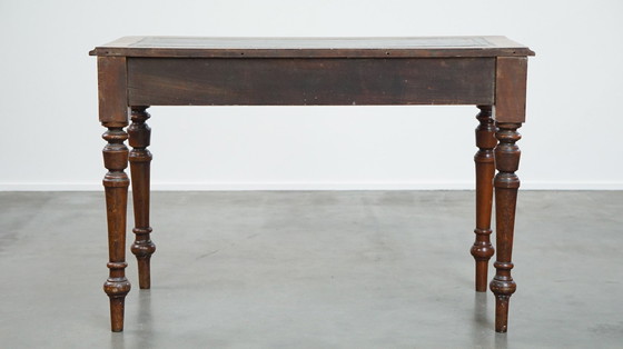 Image 1 of Writing Table / Hall Table With Leather Top