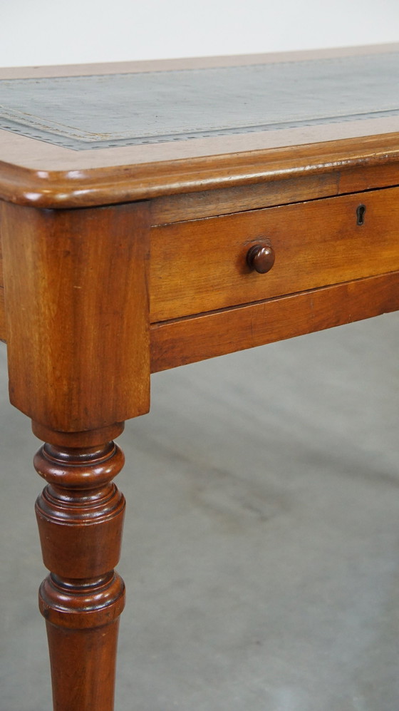 Image 1 of Writing Table / Hall Table With Leather Top