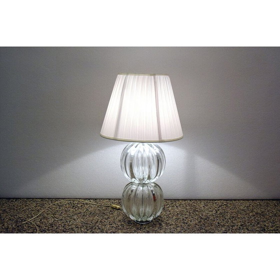 Image 1 of Vintage Murano glass table lamp, 1970