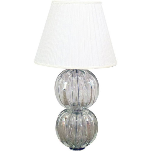 Vintage Murano glass table lamp, 1970