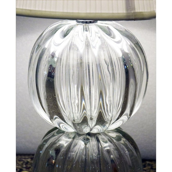 Image 1 of Vintage Murano glass table lamp, 1970