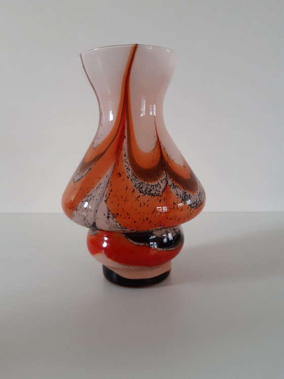 Image 1 of Carlo Moretti in Empoli glass vase no. 3