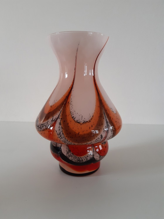 Image 1 of Carlo Moretti in Empoli glass vase no. 3