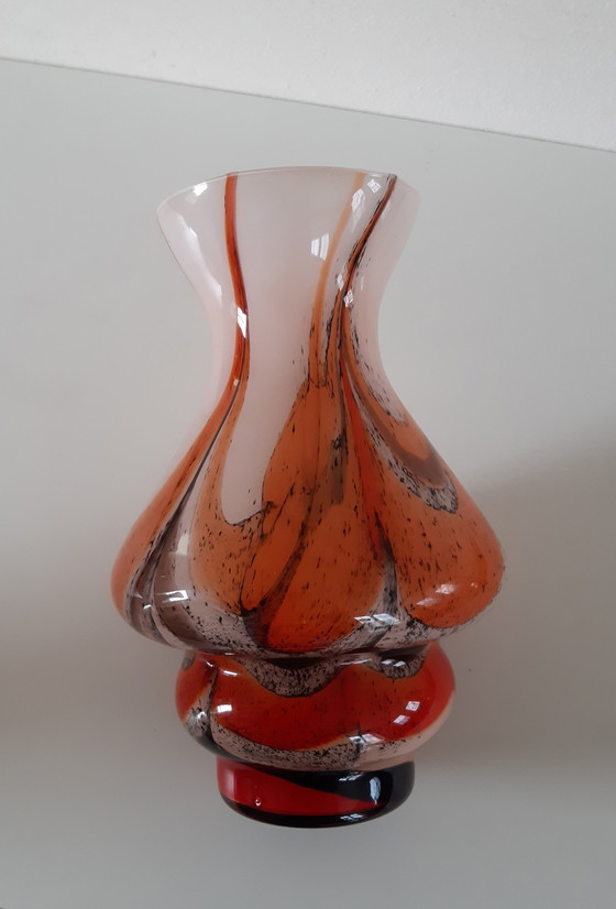 Image 1 of Carlo Moretti in Empoli glass vase no. 3