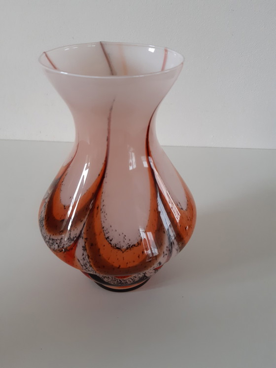 Image 1 of Carlo Moretti in Empoli glass vase no. 3