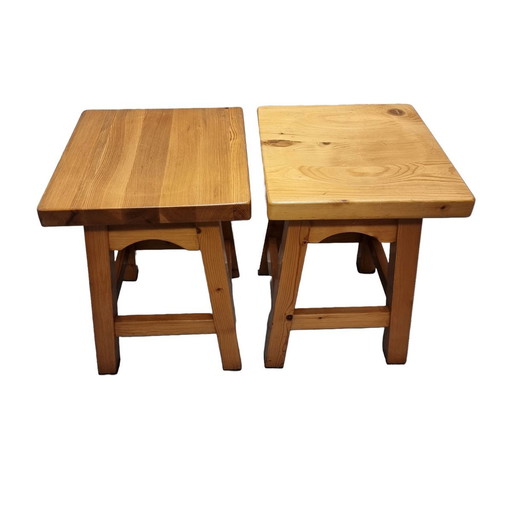 Dutch Oak Stools