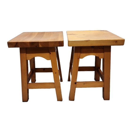 Image 1 of Dutch Oak Stools