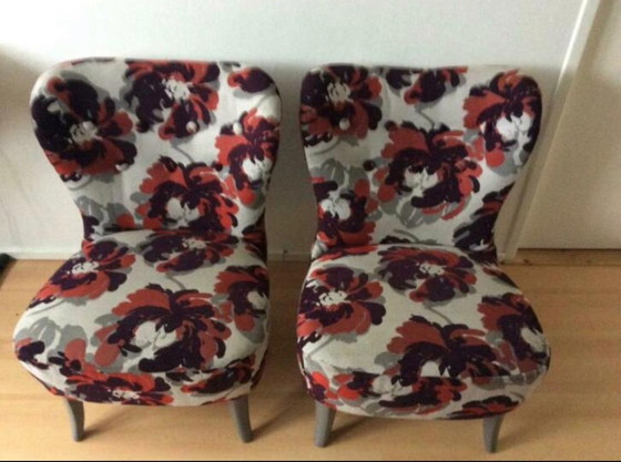 Image 1 of 2x Artifort Theo Ruth armchairs model 102