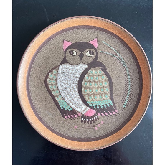 Image 1 of Vintage ceramic dish with wall attachment, 1970s