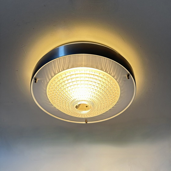 Image 1 of Raak Flush Mount Ceiling Lamp B-1043 , 1970S Ufo Space Age