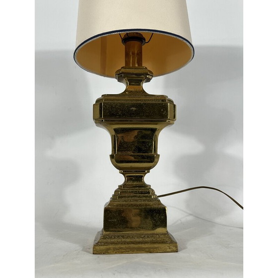 Image 1 of Lampada da tavolo vintage in ottone massiccio, Italia, anni '50