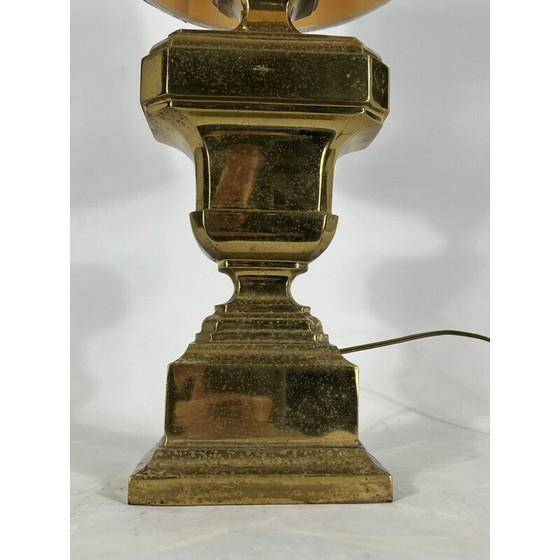 Image 1 of Lampada da tavolo vintage in ottone massiccio, Italia, anni '50