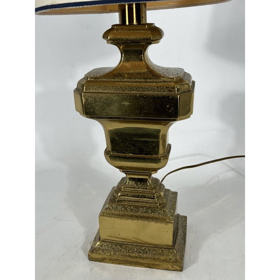 Image 1 of Lampada da tavolo vintage in ottone massiccio, Italia, anni '50
