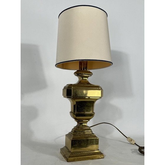 Image 1 of Lampada da tavolo vintage in ottone massiccio, Italia, anni '50