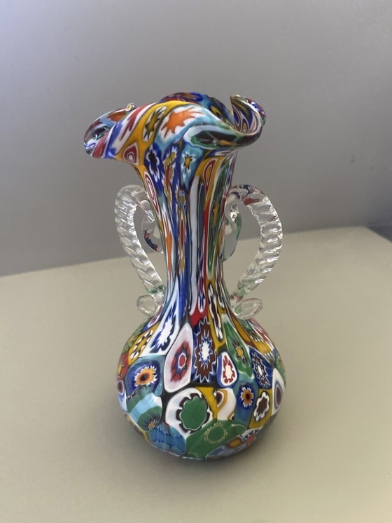 Image 1 of Millefiori Murrhins Fratelli Toso vase