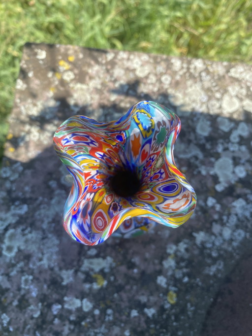 Millefiori Murrhins Fratelli Toso vase