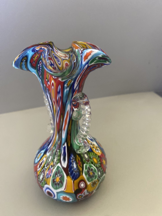 Image 1 of Millefiori Murrhins Fratelli Toso vase