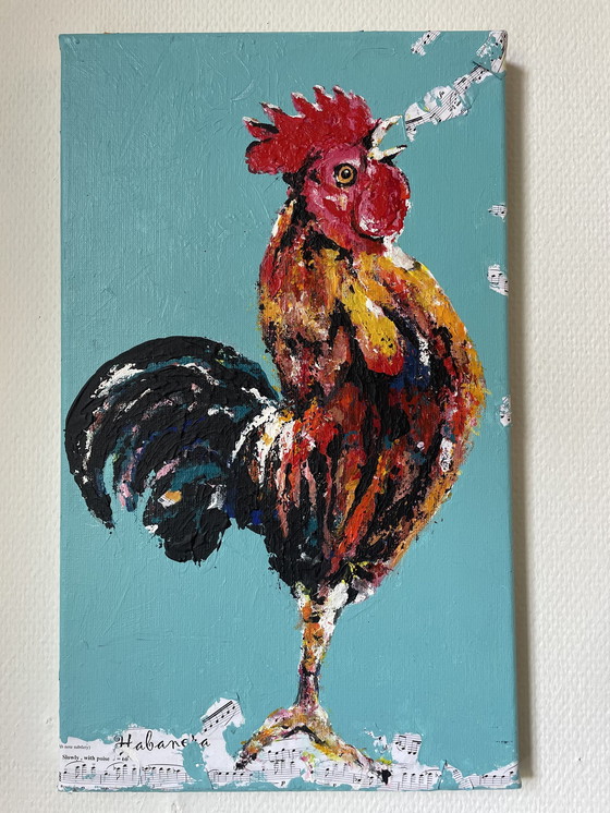 Image 1 of Painting Of A Rooster