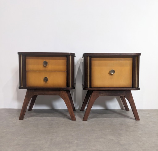 Pair Of Vintage Bedside Tables.