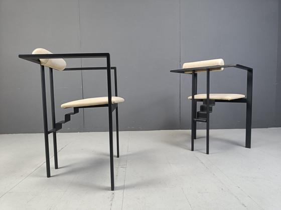 Image 1 of Trix Dining Chairs By Karl Friedrich Förster For Kff, 1980S, Set Of 4 