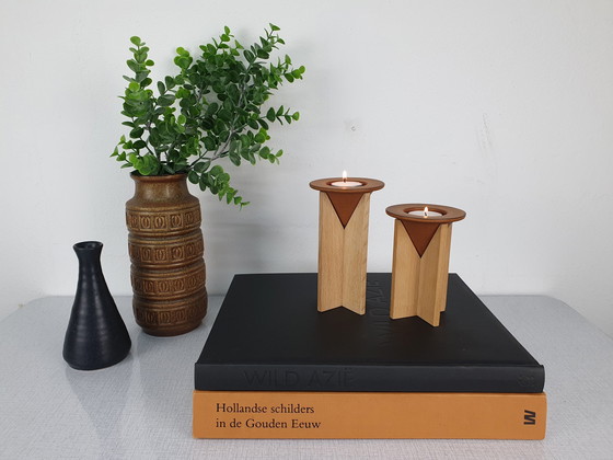 Image 1 of Tea Light Holder Cor Unum. Set Vintage Candle Holder.