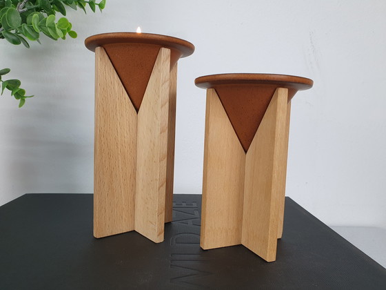 Image 1 of Tea Light Holder Cor Unum. Set Vintage Candle Holder.