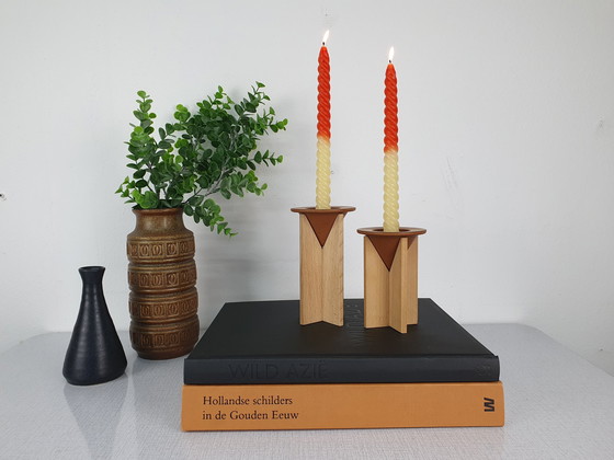 Image 1 of Tea Light Holder Cor Unum. Set Vintage Candle Holder.