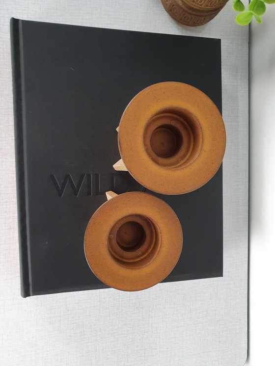 Image 1 of Tea Light Holder Cor Unum. Set Vintage Candle Holder.