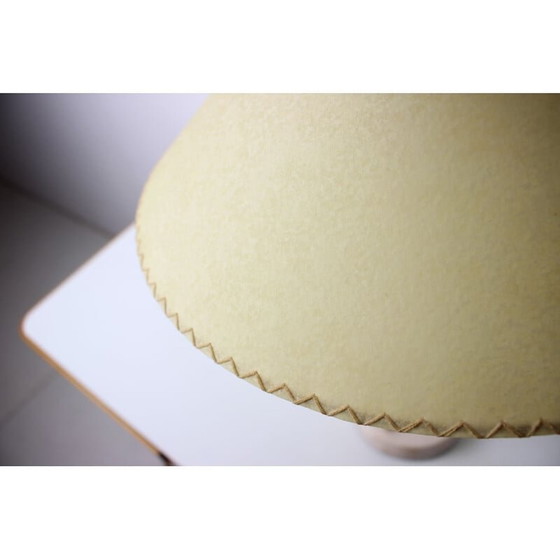 Image 1 of Vintage marble and metal table lamp by Kámen Praha, 1950